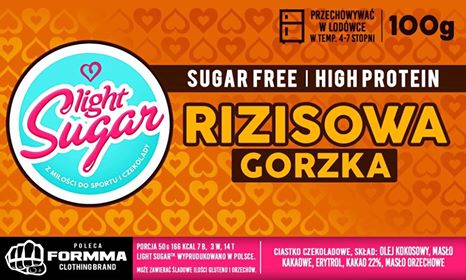 Rizisowa Gorzka Light Sugar