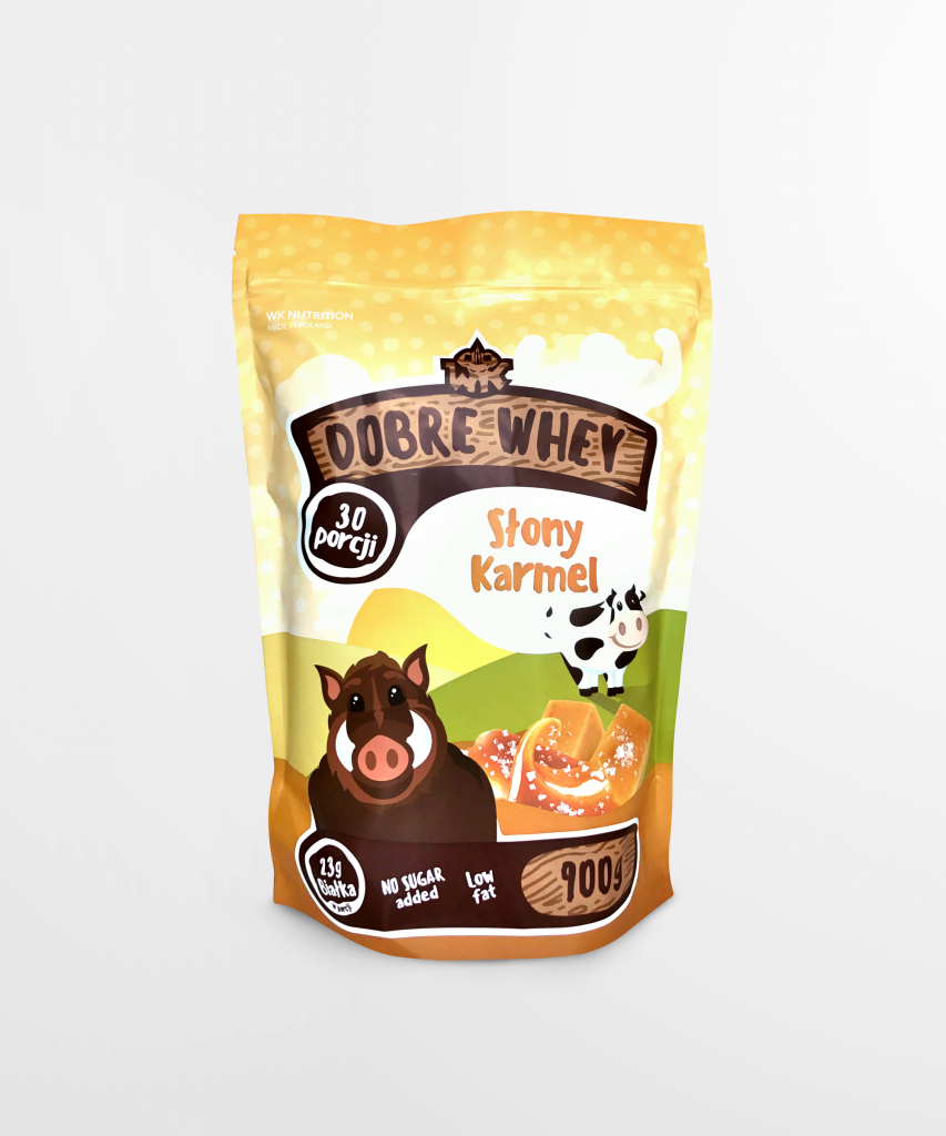 Dobre Whey Słony Karmel WK Nutrition