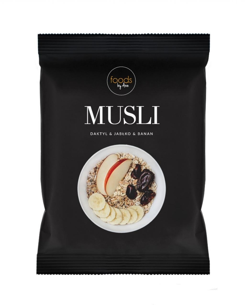 Musli-daktyl-jablko-banan