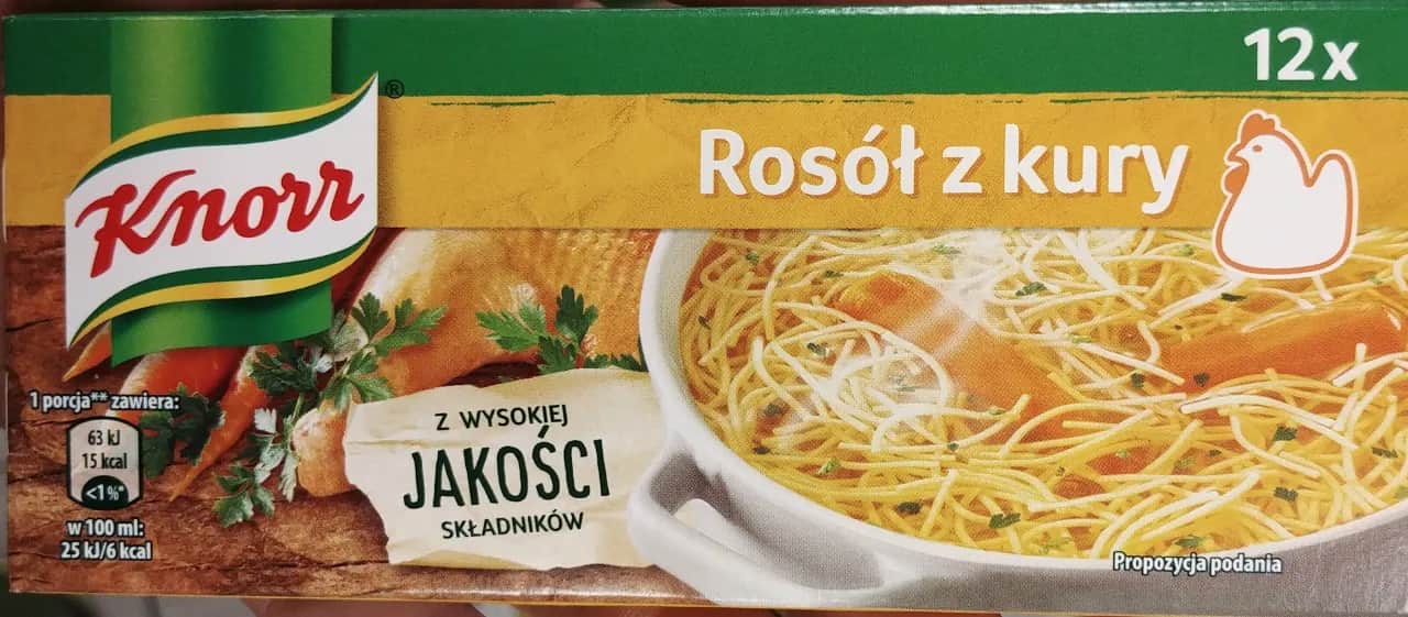 Ile kalorii ma kostka rosołowa? Zaskakujące różnice w kaloryczności